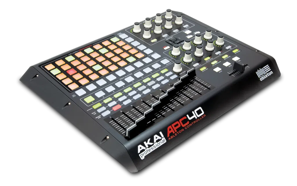 Akai APC40 Ableton Midi Controller a powerful instrument link directly your selection with Ableton Live