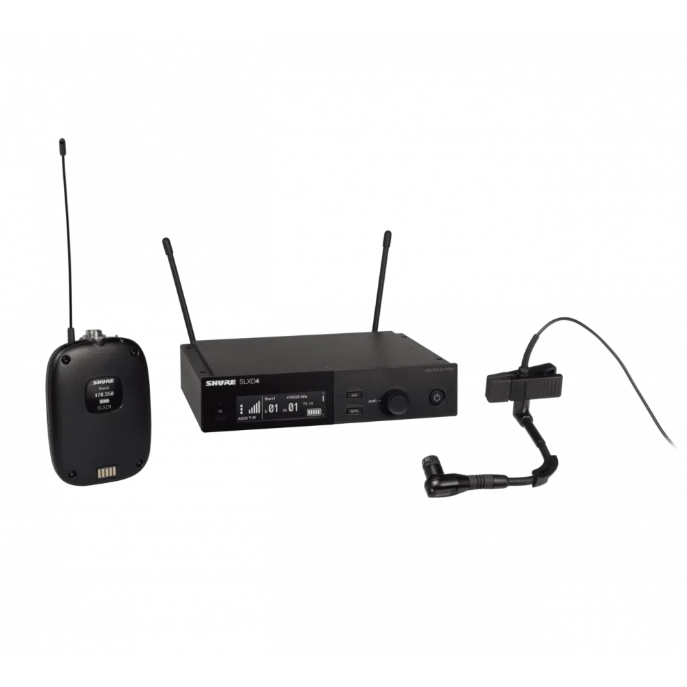 SLXD14/B98H Wireless System 24-bit digital audio and rock-solid RF performance for a wide range of applications